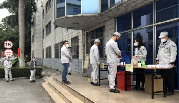 復(fù)工第一天的疫情防控工作，國機密封這樣做！